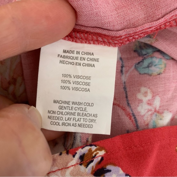 O’Neil Liame Tank Romper Red floral - Picture 13 of 15